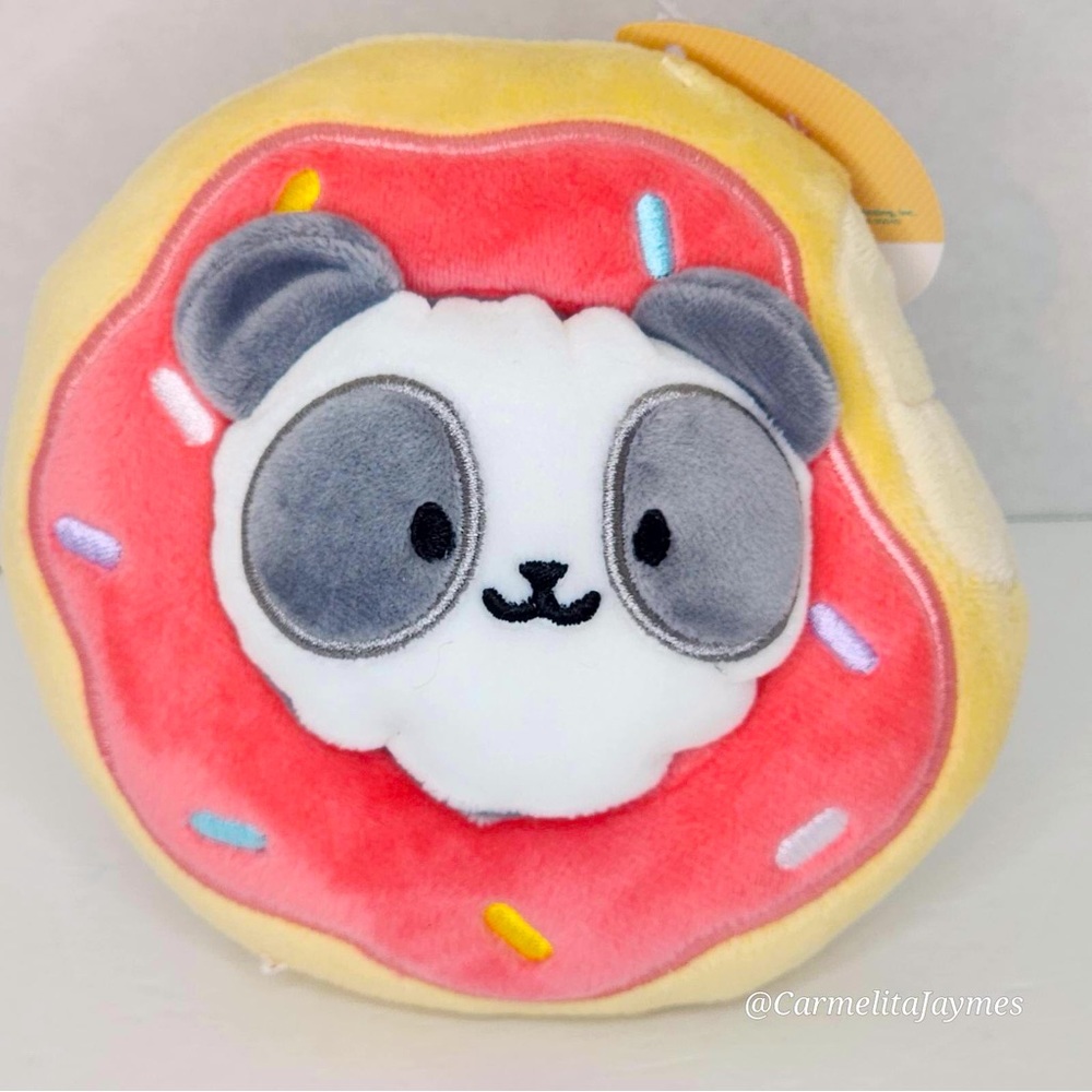 ANIROLLZ 🐼🍩 Pandaroll Panda In Donut Plush NWT